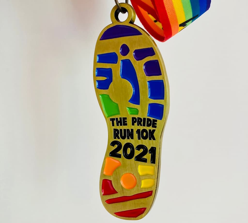 Pride Run 2021 Medal